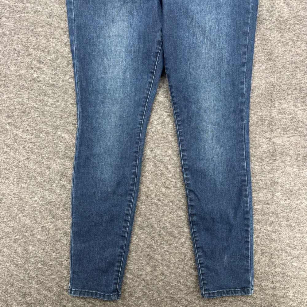Crown & Ivy Petite Skinny Pull On Jeans Dark Wash Blue Size 10PR Jeggings - Picture 3 of 7